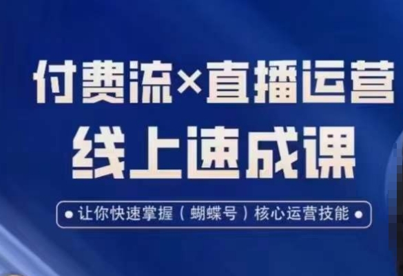 视频号付费流实操课程，付费流✖️直播运营速成课，让你快速掌握视频号核心运营技能-创新Ovo