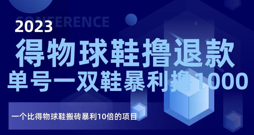 2023得物球鞋撸退款，单号一双鞋暴利撸1000，一个比得物球鞋搬砖暴利10倍的项目【揭秘】-创新Ovo