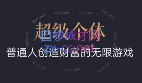 超级个体·普通人创造财富的无限游戏-创新Ovo