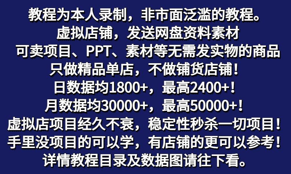 图片[2]-拼多多虚拟电商训练营月入50000+你也行，暴利稳定长久，副业首选-创新Ovo