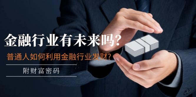 某付费文章：金融行业有未来吗？普通人如何利用金融行业发财?(附财富密码-创新Ovo