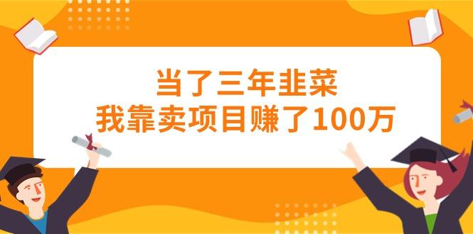当了三年韭菜我靠卖项目赚了100万-创新Ovo