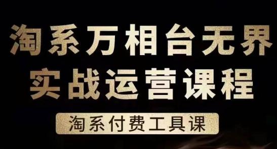 淘系万相台无界实战运营课，淘系付费工具课-创新Ovo