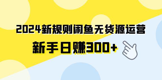 (9522期)2024新规则闲鱼无货源运营新手日赚300+-创新Ovo