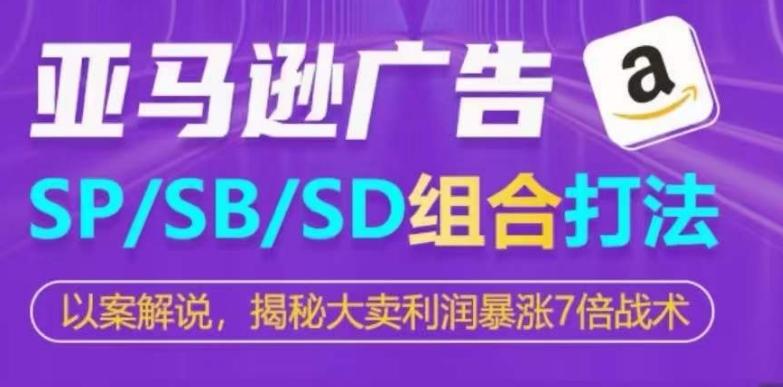 亚马逊SP/SB/SD广告组合打法，揭秘大卖利润暴涨7倍战术-创新Ovo