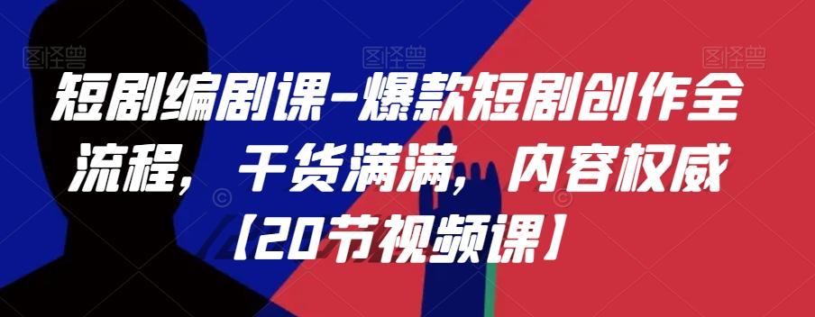 短剧编剧课-爆款短剧创作全流程，干货满满，内容权威【20节视频课】-创新Ovo