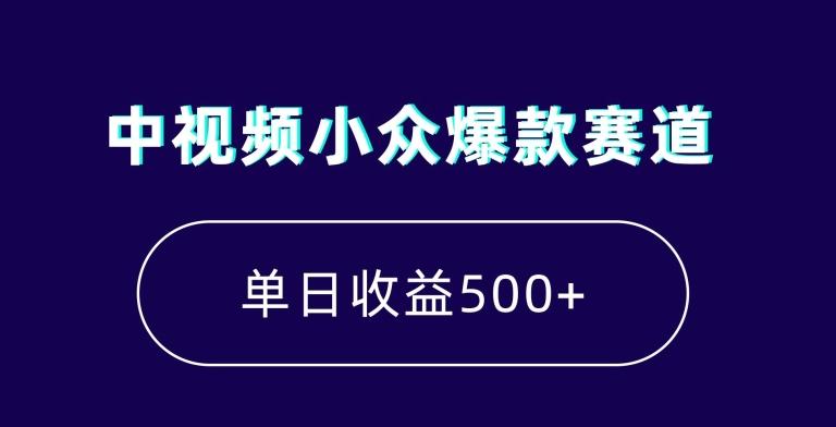 中视频小众爆款赛道，7天涨粉5万+，小白也能无脑操作，轻松月入上万【揭秘】-创新Ovo
