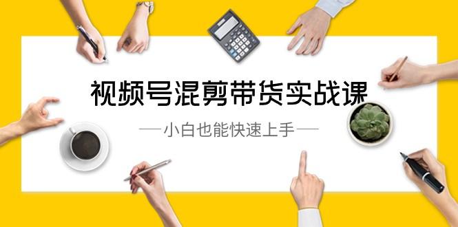 视频号混剪带货实战课，小白也能快速上手（10节课）-创新Ovo