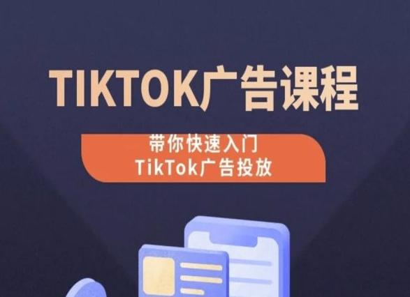 TikTok广告投放课程，从0-1实操课，带你快速入门TikTok广告投放-创新Ovo