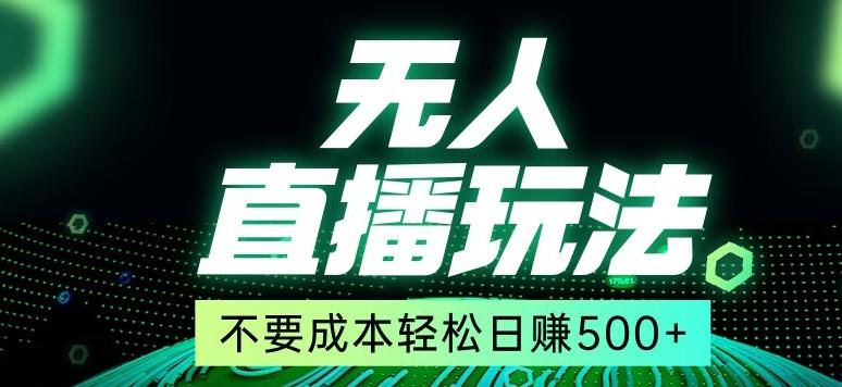 全网首发24年最新无人直播玩法，不需要成本，无需人力，一台电脑24小时为你工作-创新Ovo