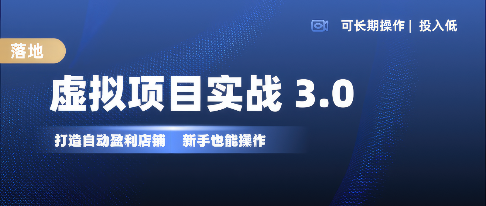 虚拟项目实操落地 3.0,新手轻松上手，单品月入1W+-创新Ovo