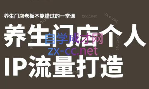 林老师·养生门店个人IP流量打造-创新Ovo