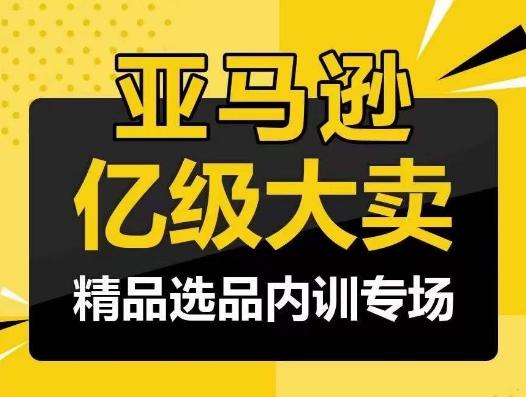 亚马逊亿级大卖-精品选品内训专场，亿级卖家分享选品成功之道-创新Ovo
