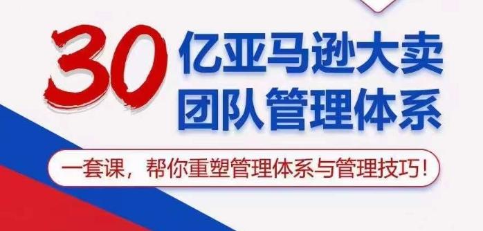 30亿亚马逊大卖团队管理体系，一套课帮你重塑管理体系与管理技巧-创新Ovo