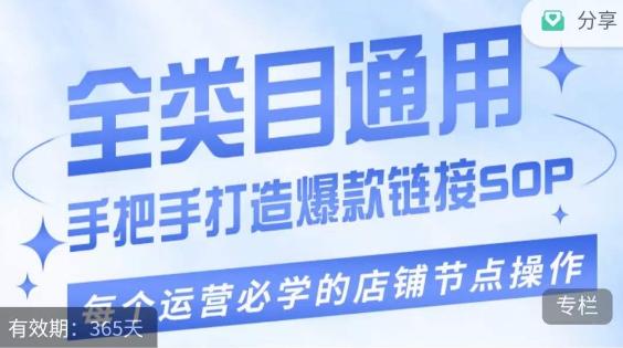 单品爆款打造实操运营，单品爆款从“0”-“1”手把手演练运营步骤-创新Ovo