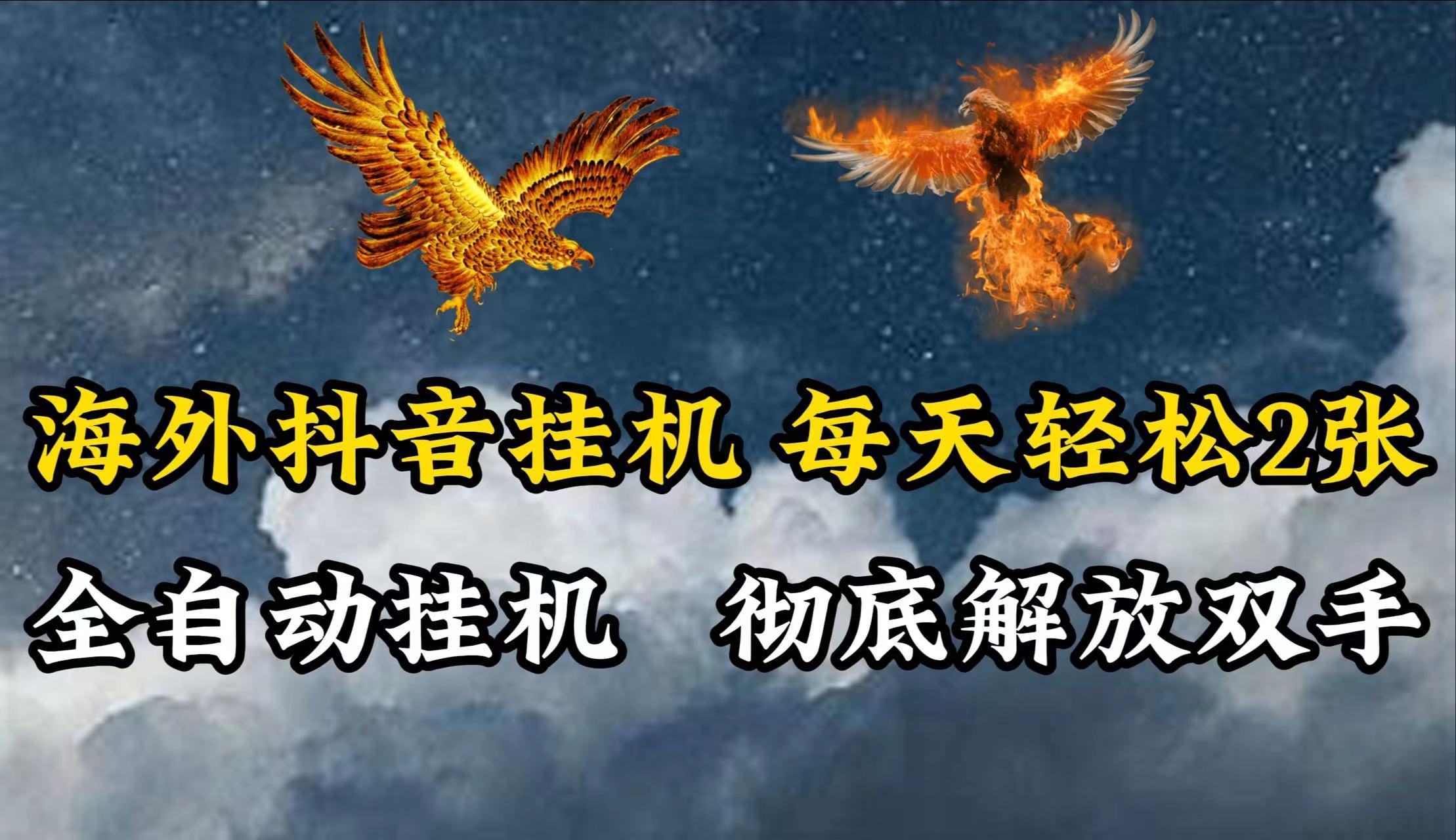 海外抖音挂机，每天轻松2张，全自动挂机，彻底解放双手！-创新Ovo