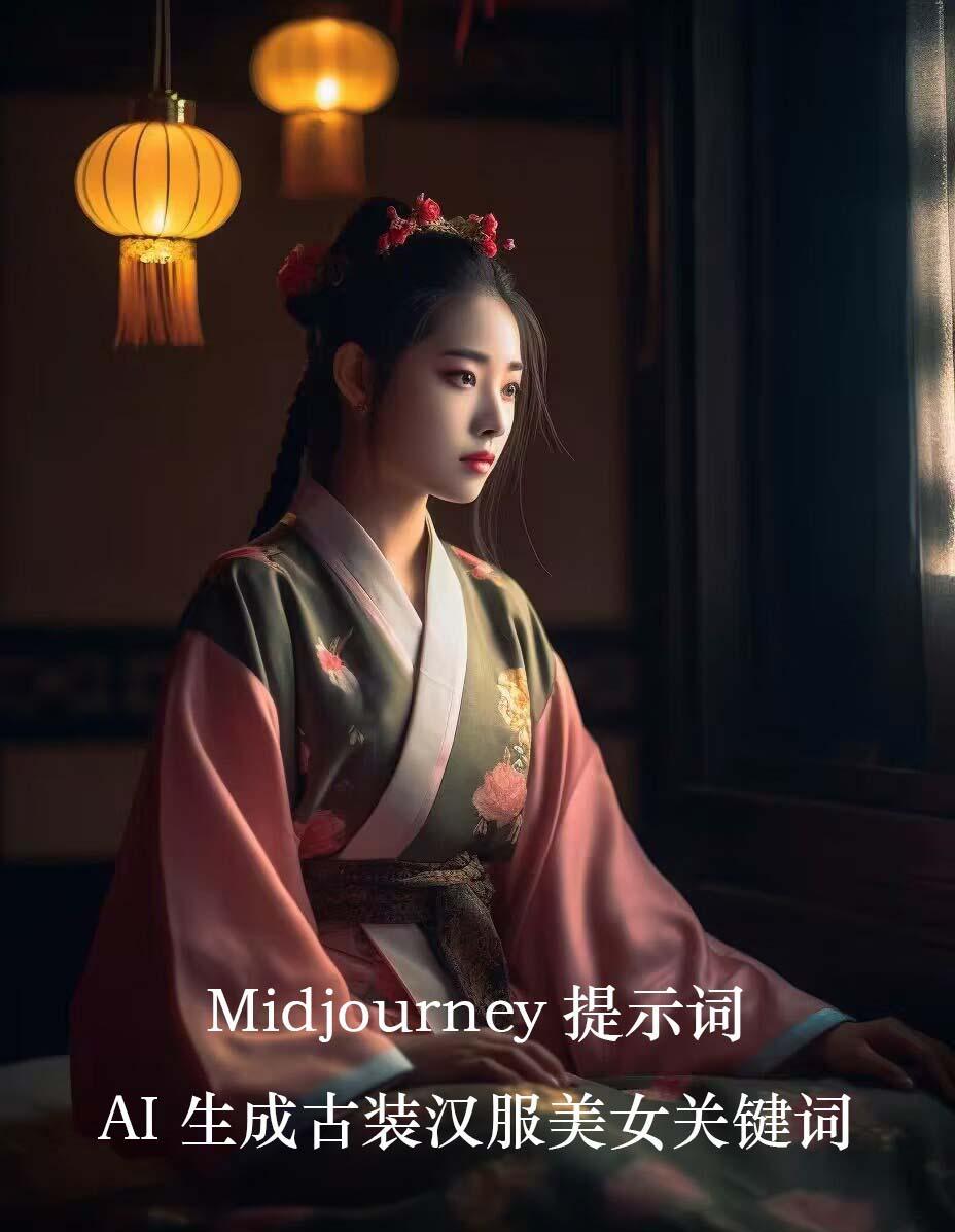 Midjourney关键词-AI生成中国风古装汉服美女人像提示关键词-创新Ovo