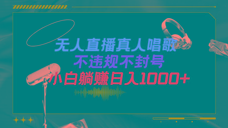 (9622期)抖音24小时无人直播音乐，不违规，不封号纯撸音浪，小白实操当天日入1000+-创新Ovo