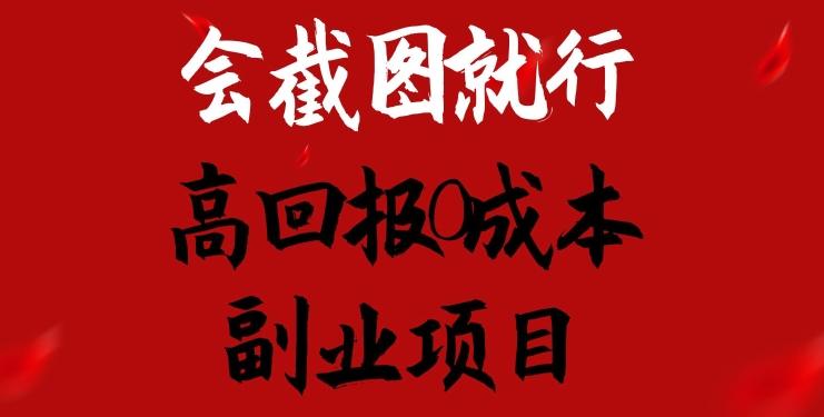 会截图就行，高回报0成本副业项目，卖离婚模板一天1.5k+【揭秘】-创新Ovo