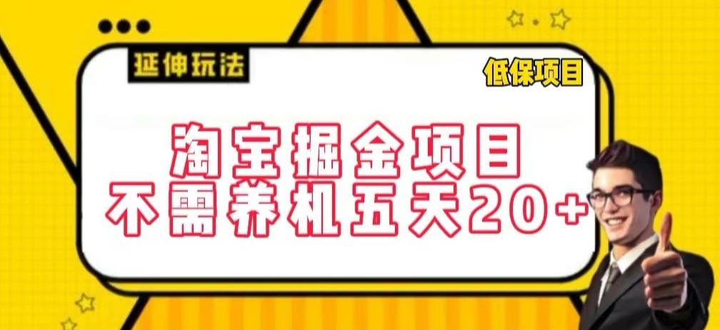 淘宝掘金项目，不需养机，五天20+，每天只需要花三四个小时【揭秘】-创新Ovo