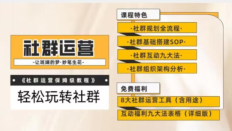 【社群运营】保姆式教程：九大互动法，八款社群运营工具助你轻松玩转社群【揭秘】-创新Ovo