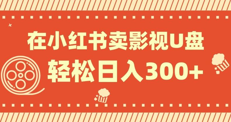 在小红书上卖影视U盘，轻松日入300+，操作简单，小白可轻松上手-创新Ovo