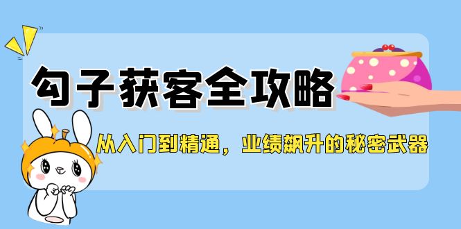 从入门到精通，勾子获客全攻略，业绩飙升的秘密武器-创新Ovo