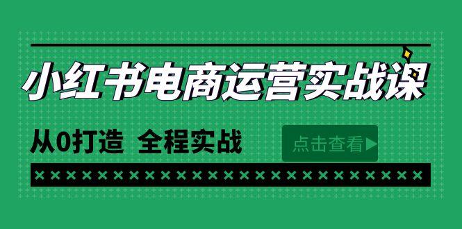 (9946期)最新小红书·电商运营实战课，从0打造  全程实战(65节视频课)-创新Ovo