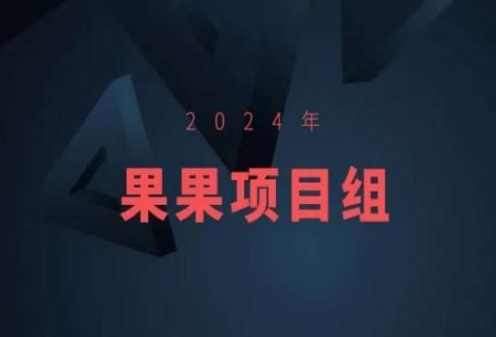 2024年果果项目组项目合集-果果最新项目-创新Ovo
