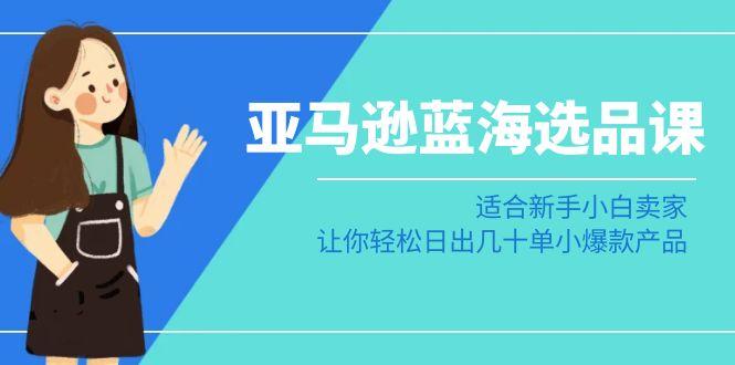 亚马逊-蓝海选品课：适合新手小白卖家，让你轻松日出几十单小爆款产品-创新Ovo