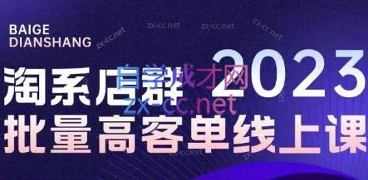 白戈电商·23年淘系批量高客单+24年全域电商矩阵-创新Ovo