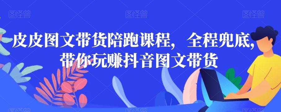 皮皮图文带货陪跑课程，全程兜底，带你玩赚抖音图文带货-创新Ovo