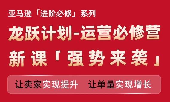 亚马逊进阶必修系列，龙跃计划-运营必修营新课，让卖家实现提升 让单量实现增长-创新Ovo