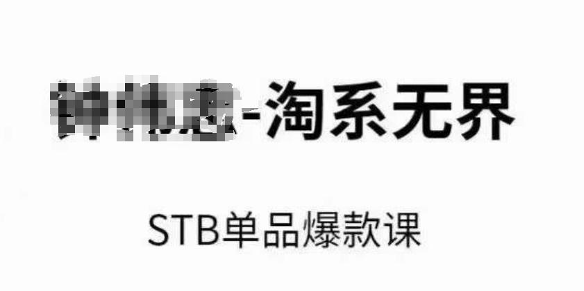 淘系无界STB单品爆款课(2024)，付费带动免费的核心逻辑，万相台无界关键词推广/精准人群的核心-创新Ovo