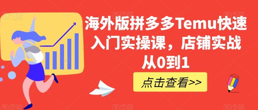 海外版拼多多Temu快速入门实操课，店铺实战从0到1-创新Ovo