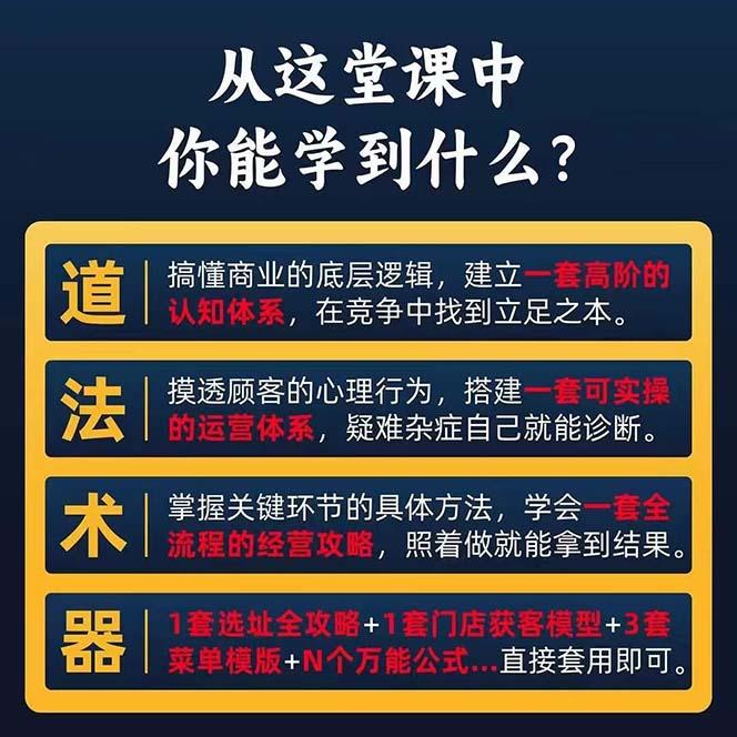 图片[1]-餐饮店盈利实操方法：教你怎样开一家持续能赚钱的餐厅(25节-创新Ovo