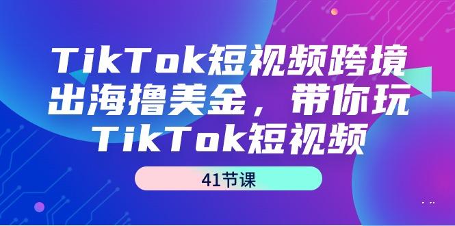 TikTok短视频跨境出海撸美金，带你玩TikTok短视频(41节课)-创新Ovo