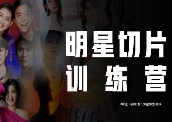 王子·明星切片线上训练营（2023），和明星一起拿红利，让明星为我们赚钱-创新Ovo