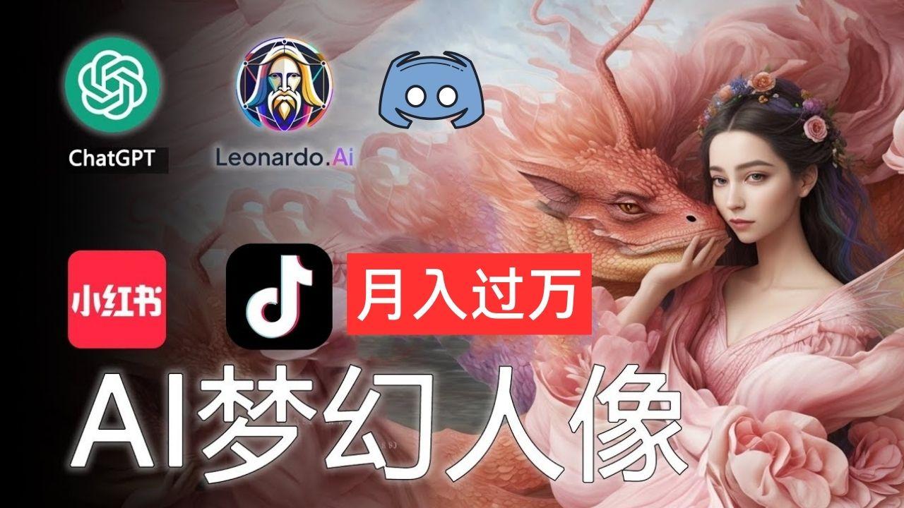 AI摄影梦幻人像：零基础也能月入过万的秘密-创新Ovo