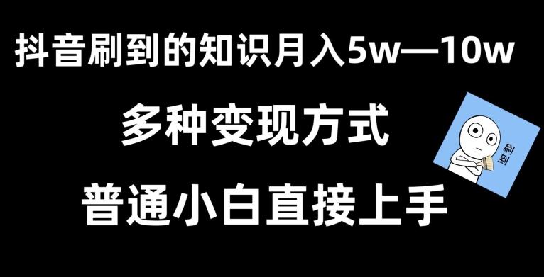 抖音刷到的知识，每天只需2小时，日入2000+，暴力变现，普通小白直接上手【揭秘】-创新Ovo