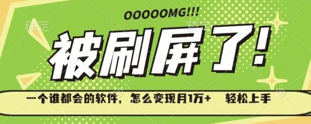 一个谁都会的软件，怎么变现月1万+轻松上手-创新Ovo
