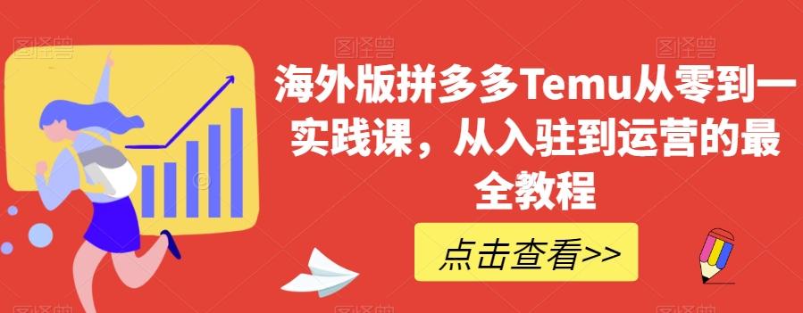 海外版拼多多Temu从零到一实践课，从入驻到运营的最全教程-创新Ovo