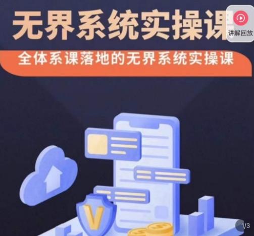老衲·无界系统实操课，全体系落地无界改版后选择、出价、高投产做付费引流-创新Ovo