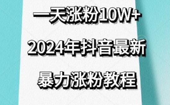 抖音最新暴力涨粉教程，视频去重，一天涨粉10w+，效果太暴力了，刷新你们的认知【揭秘】-创新Ovo