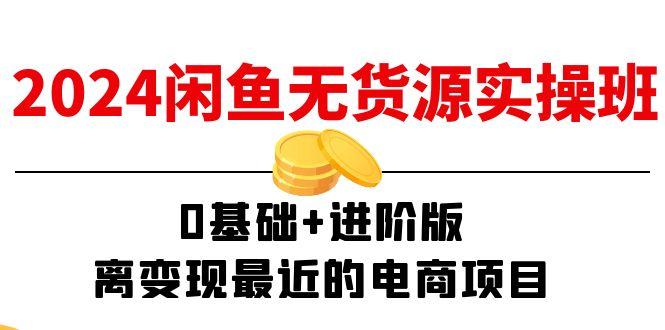 2024闲鱼-无货源实操班：0基础+进阶版，离变现最近的电商项目(15节-创新Ovo