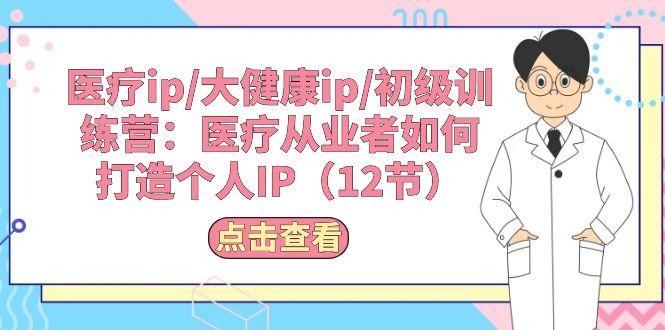 医疗ip/大健康ip/初级训练营：医疗从业者如何打造个人IP(12节-创新Ovo