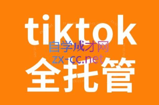 TikTok跨境电商全托管运营模式精品课-创新Ovo