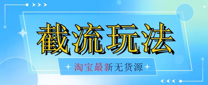 首发价值2980最新淘宝无货源不开车自然流超低成本截流玩法日入300+【揭秘】【1016更新】-创新Ovo