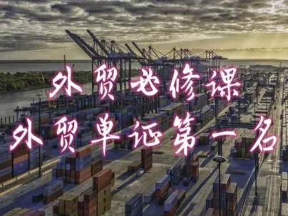 外贸必修课-外贸单证第一名-共勤外贸教程-创新Ovo