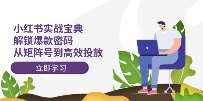 小红书实战宝典：解锁爆款密码，从矩阵号到高效投放-创新Ovo